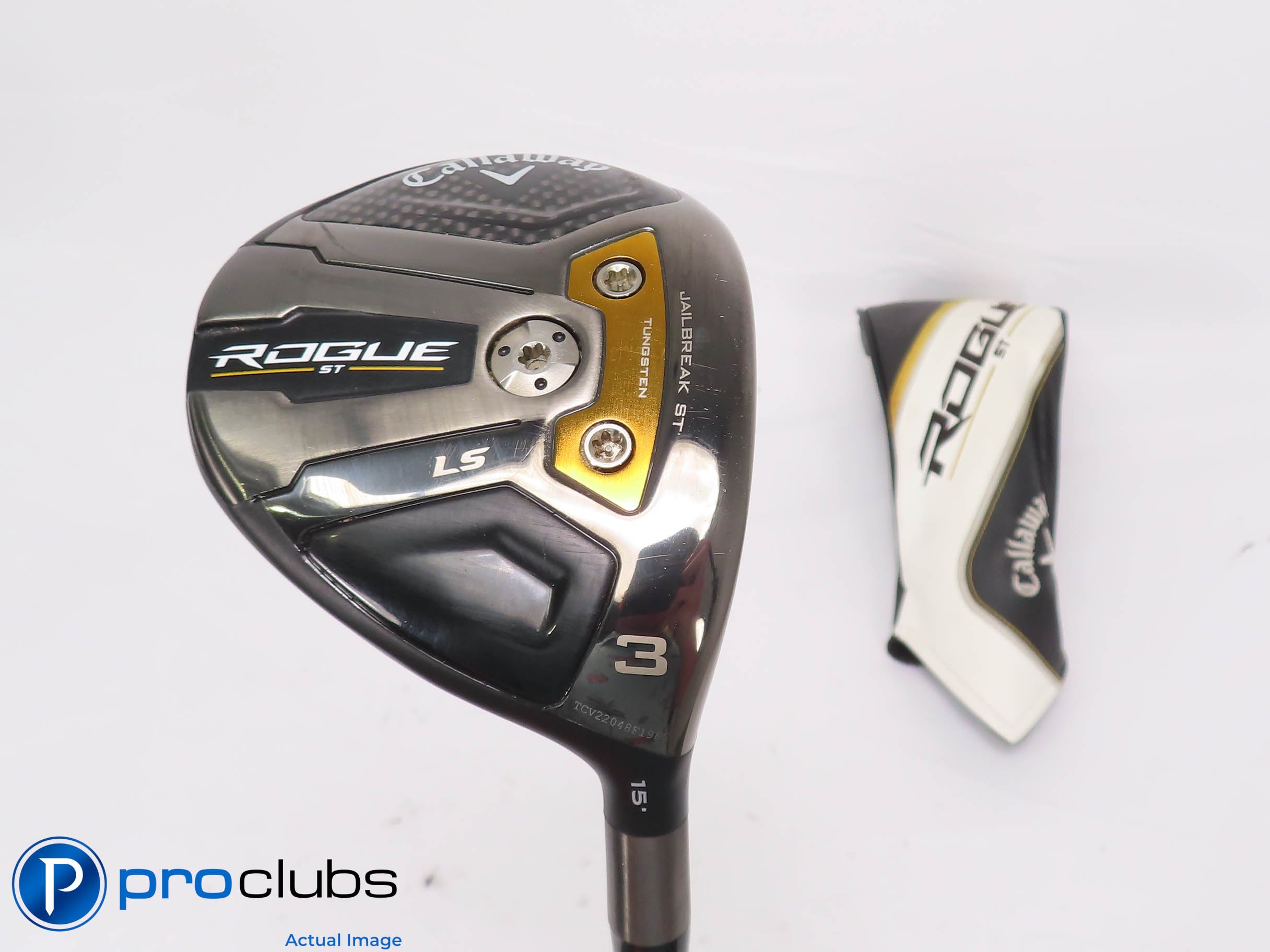 Tour Issue Callaway Rogue ST LS 15* 3 Wood w/ HC - Ventus VeloCore Blue 8X-Flex