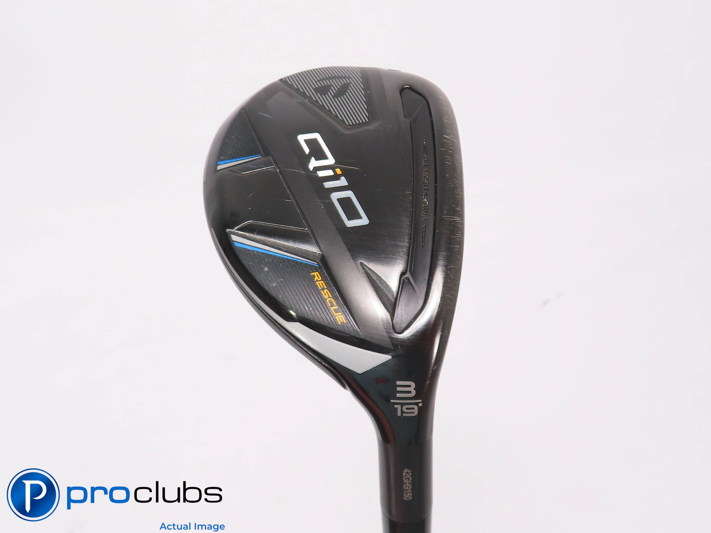 TaylorMade Qi10 Rescue 19* 3 Hybrid - Ventus TR Blue HB 6-R Regular Flex 453513