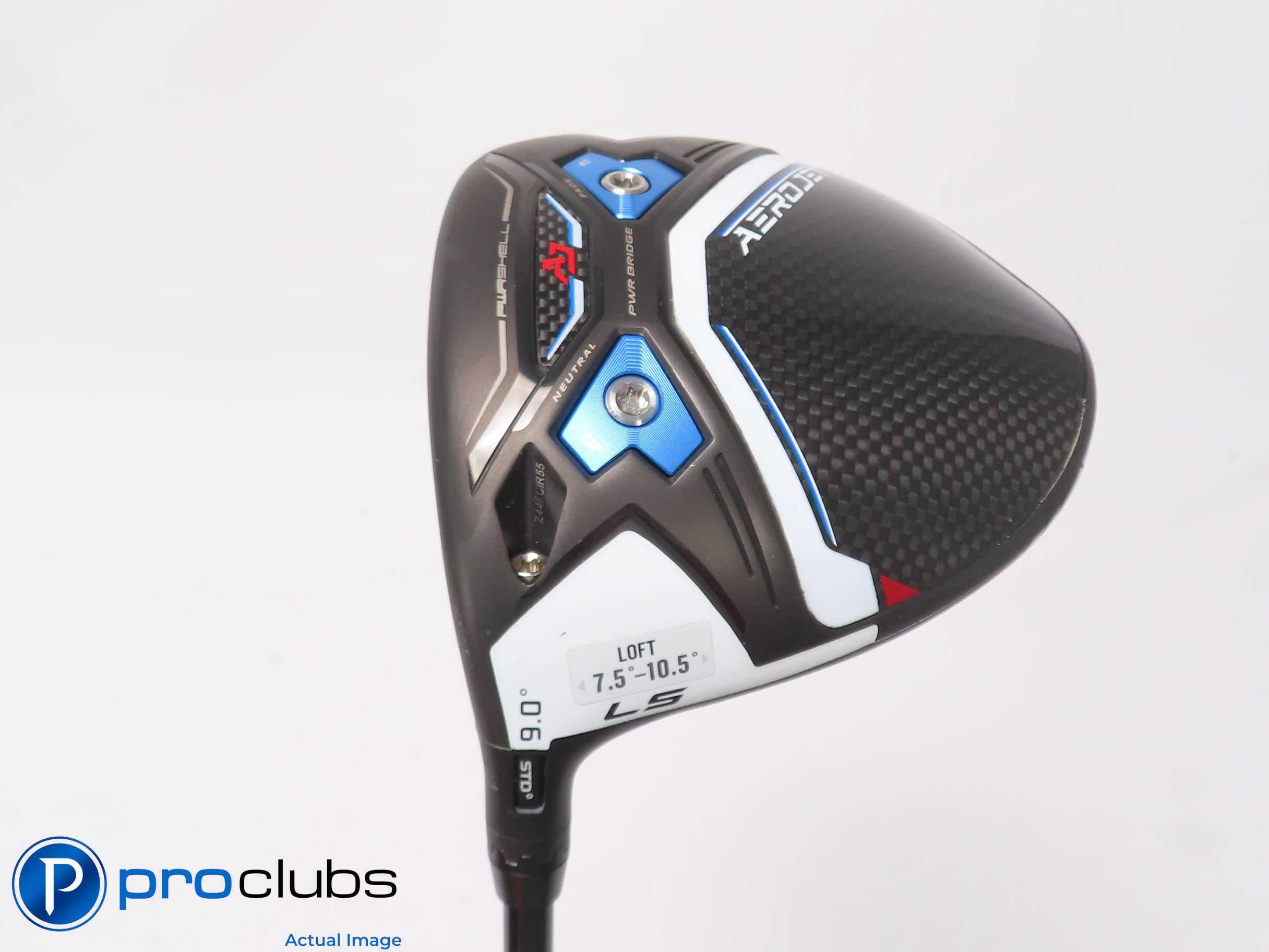 Nice Left Handed Cobra AEROJET LS 9* DRIVER - Kai'li White 60 Stiff Flex 452492