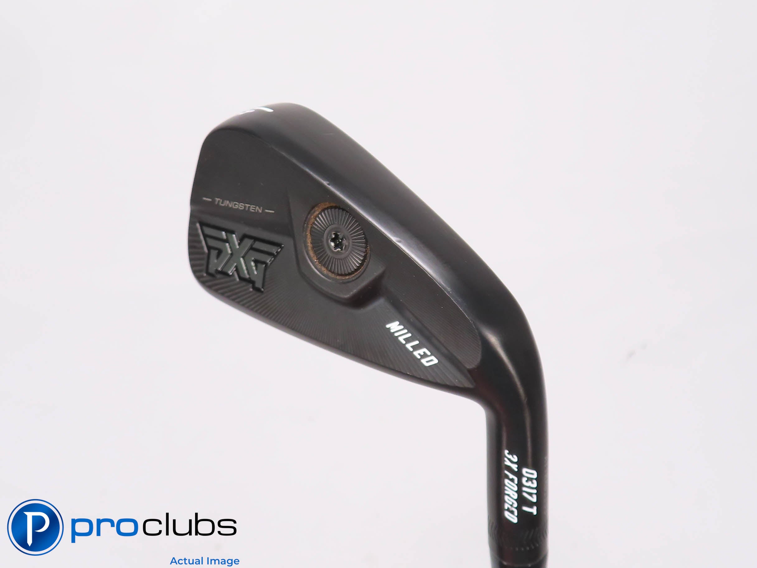 Nice PXG 0317 T Milled Black 22.5* 4 IRON Steelfiber 95 Stiff Flex Graph 453434