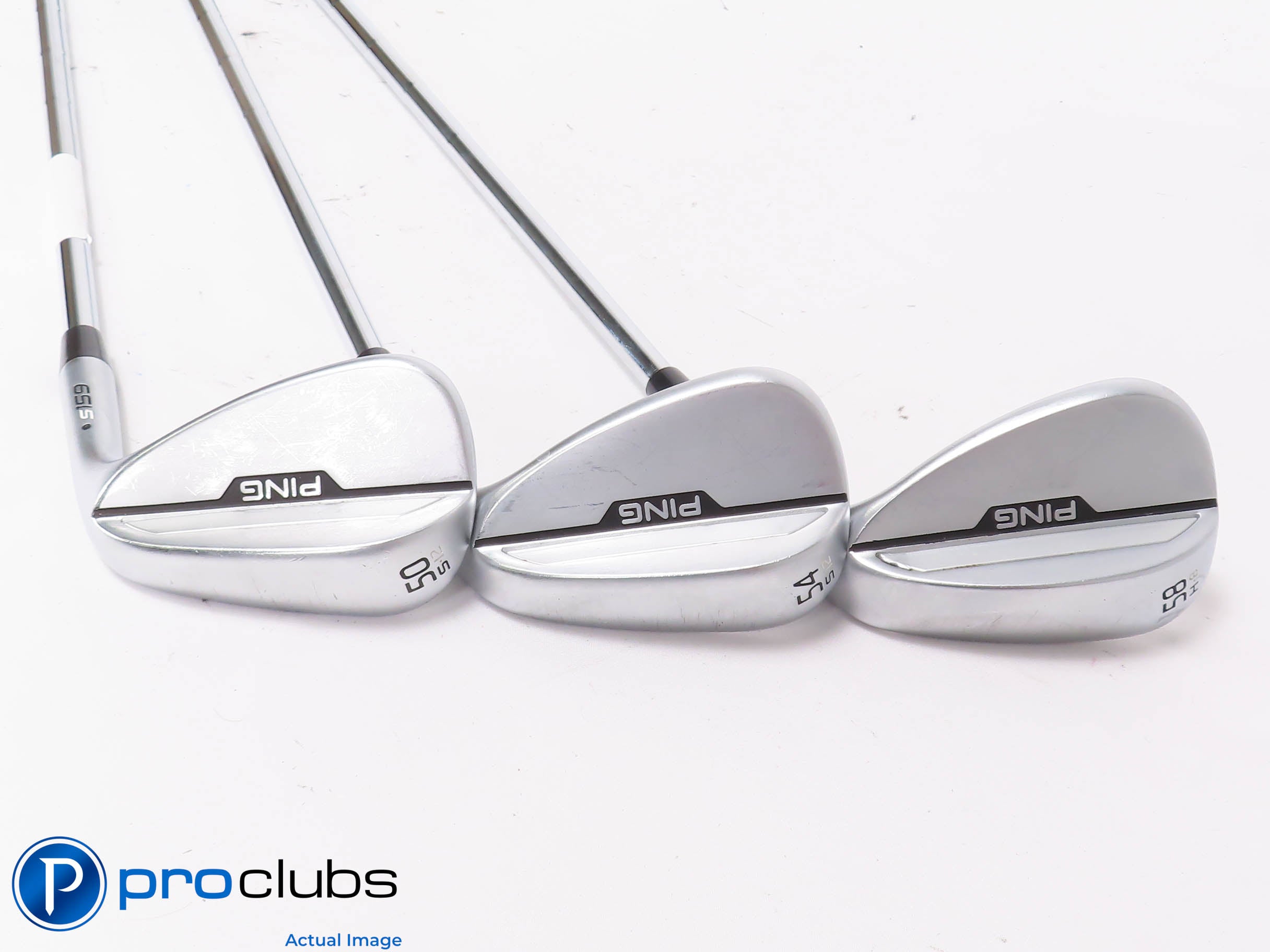 Nice Ping S159 50*,54*,58* WEDGE SET - DG Tour Issue X100 X-Flex Steel 453367