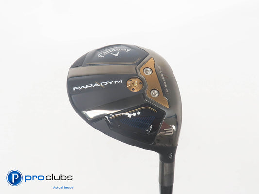 Tour Issue Callaway PARADYM Triple Diamond 15* 3 Wood - GD DI-8 X-Flex - 387597