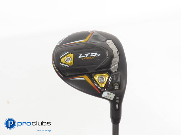 Cobra KING LTDx MAX 15.5* 3 WOOD - Even Flow Riptide CB 40g Senior Fle