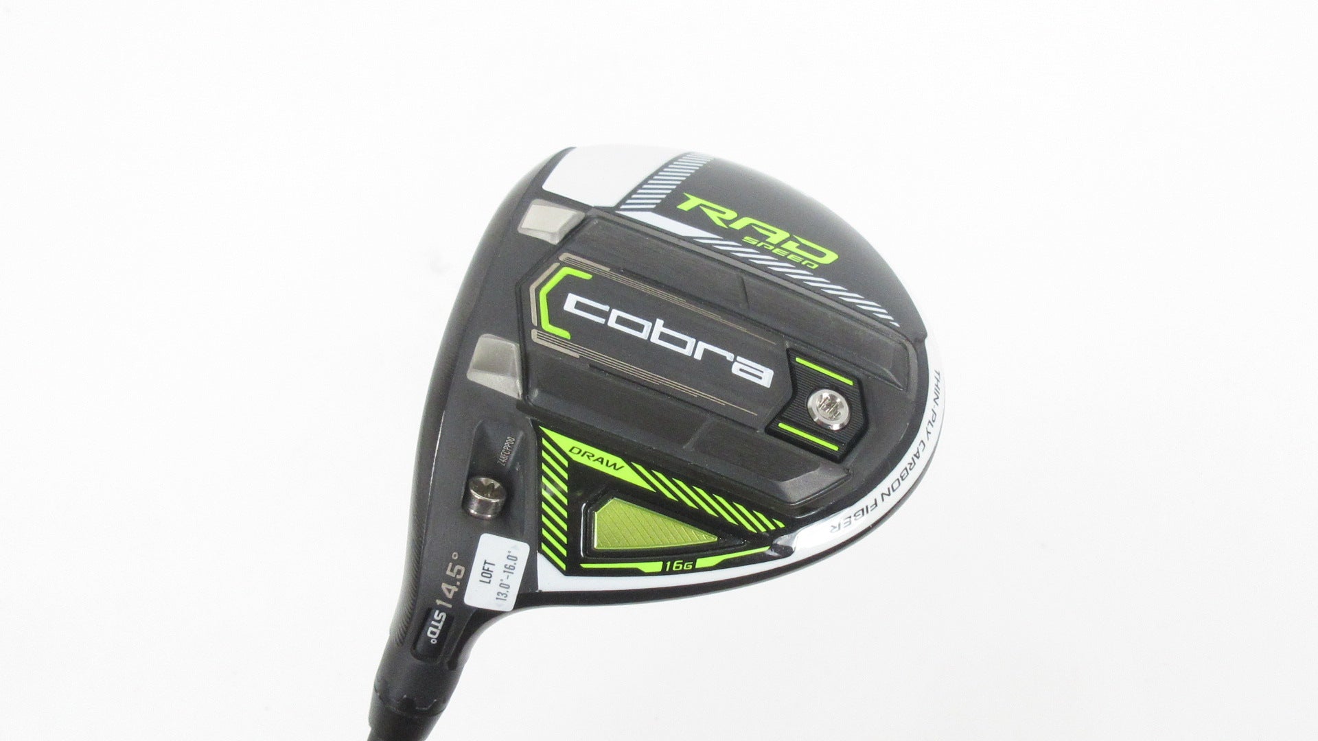 Left Handed Cobra RAD Speed Draw 14.5* 3 Wood - Motore X F3 6-R Regular 303921