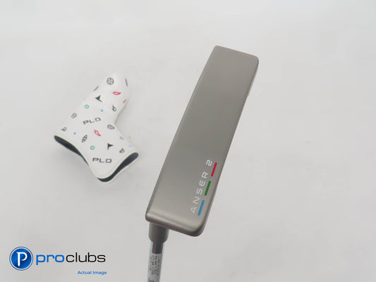 New! Left Handed PING PLD Anser 2 Chrome 32" Putter w/Cover - 391746