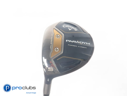 Left Handed Callaway Paradym 18* 5 Wood - Mitsubishi C6 Blue 50g Regular 384306