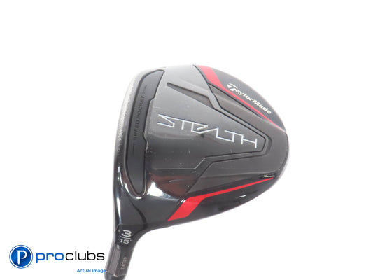 Left Handed TaylorMade Stealth 15* 3 Wood - Accra FX 2.0 M4 Stiff Flex - 379326