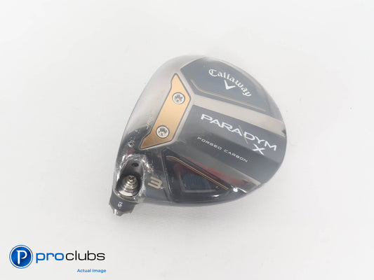 New! Left Handed Callaway Paradym X 15* 3 Wood - Head Only - L/H - 381730