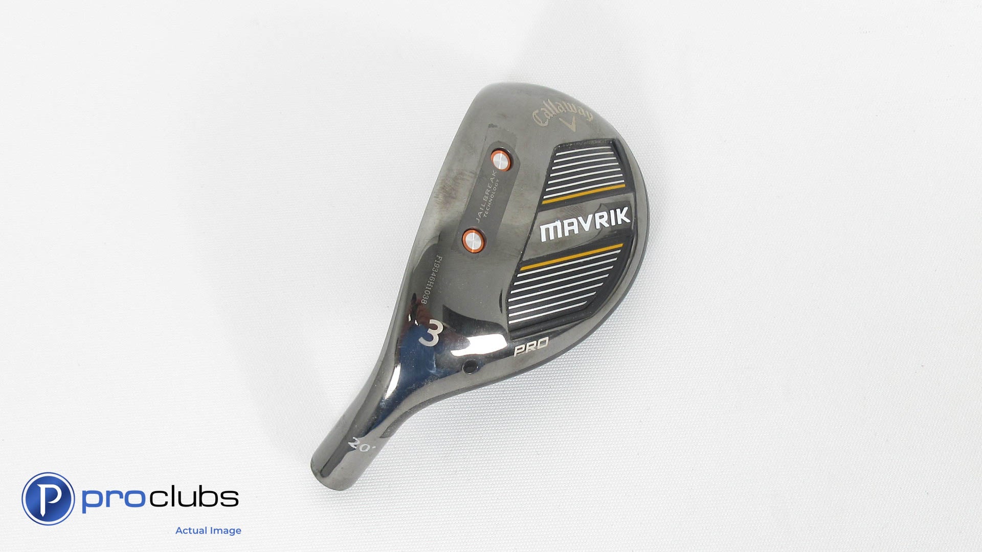 Nice! Left Handed Callaway Mavrik Pro 20* 3 Hybrid -Head Only- LH 272435