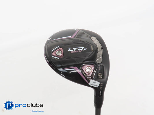 Ladies Cobra KING LTDx MAX 18.5* 3 WOOD Blk/Pink- Riptide 40g Ladies Flex 379204