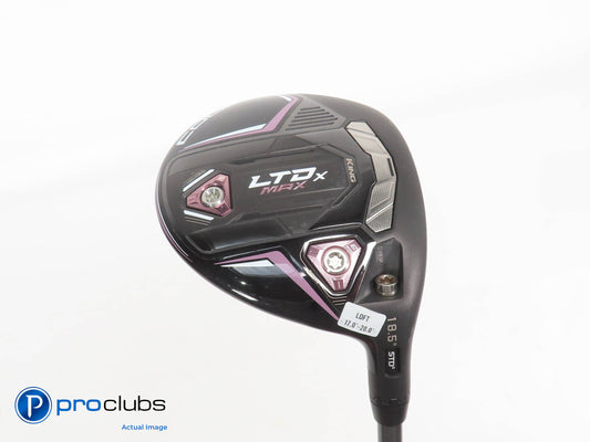 Ladies Cobra KING LTDx MAX 18.5* 3 WOOD Blk/Pink- Riptide 40g Ladies Flex 379190