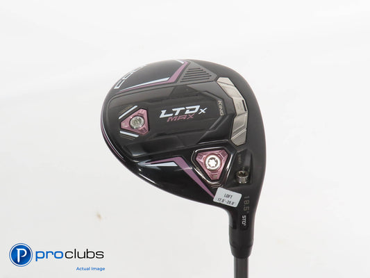 Ladies Cobra KING LTDx MAX 18.5* 3 WOOD Blk/Pink- Riptide 40g Ladies Flex 379213