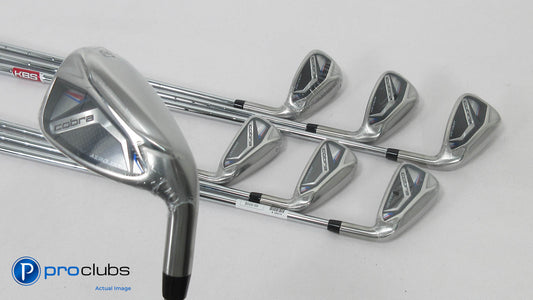 NEW! Cobra AeroJet 5-PW,GW IRON SET - KBS Tour Lite 105 Stiff Steel - 388378