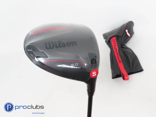 NEW Wilson 2023 DYNAPWR Titanium 9* DRIVER w/HC HZRDUS RDX 50g Stiff Flex 362534