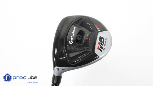 Excellent! Left Handed TaylorMade M5 Titanium 15* 3 Wood - Tensei Reg - 338026