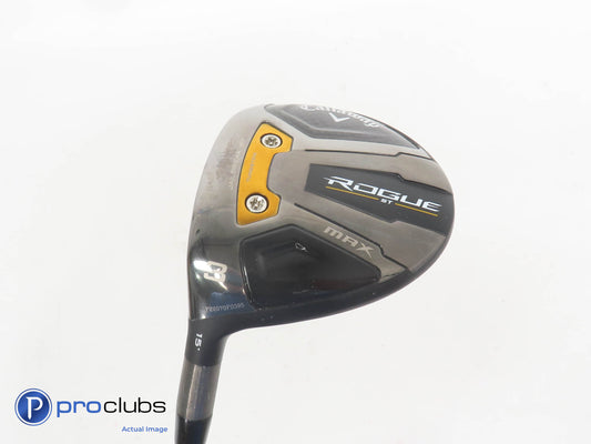 Nice! Left Handed Callaway Rogue ST MAX 15* 3 Wood - Cypher Regular Flex 358538