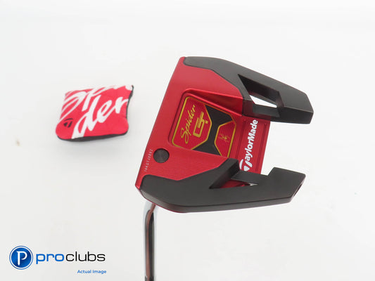 Mint Left Handed TaylorMade SPIDER GT Red 35" Putter w/Cover 310861