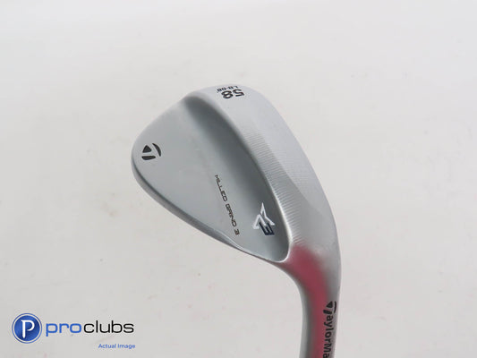 TaylorMade Milled Grind 3 Chrome LB 58*(8*) Wedge - DG Tour Issue S200 - 358540