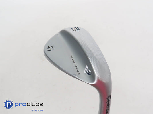 TaylorMade Milled Grind 3 Chrome LB 58*(8*) Wedge - DG Tour Issue S200 - 358521