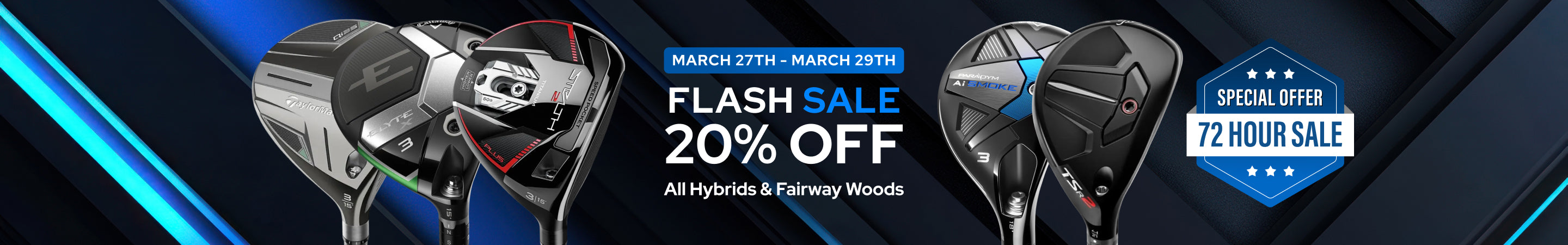 All Hybrids and Fairwaywoods promo