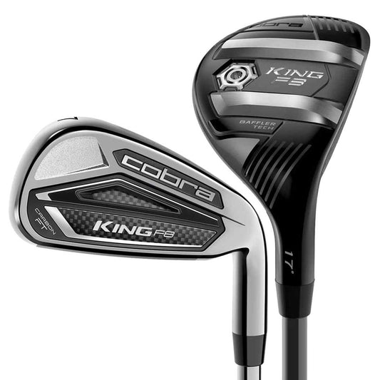 New Cobra King F8 Combo Irons 5H,6-Pw,Gw Graphite Lite (Senior)