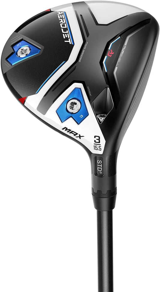 New Cobra Aerojet Max 18.5 Degree 5 Fairway Wood Helium Regular W/Headcover