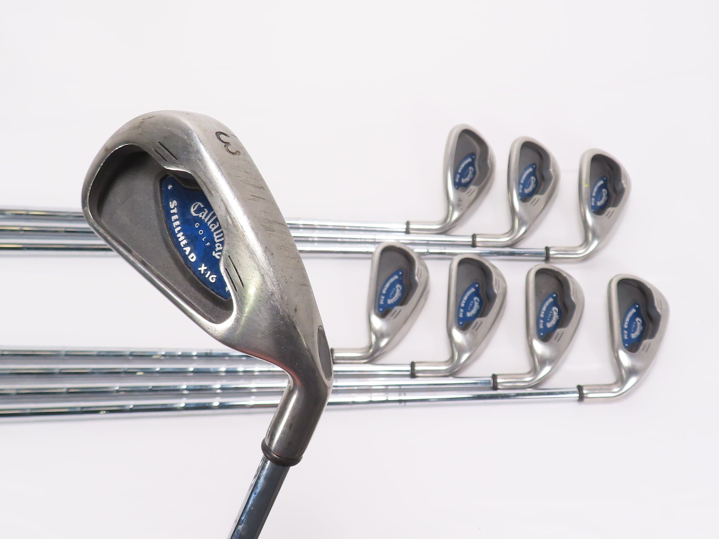 Callaway Steelhead X-16 3-PW IRON SET - Callaway Stiff Flex Steel 464058