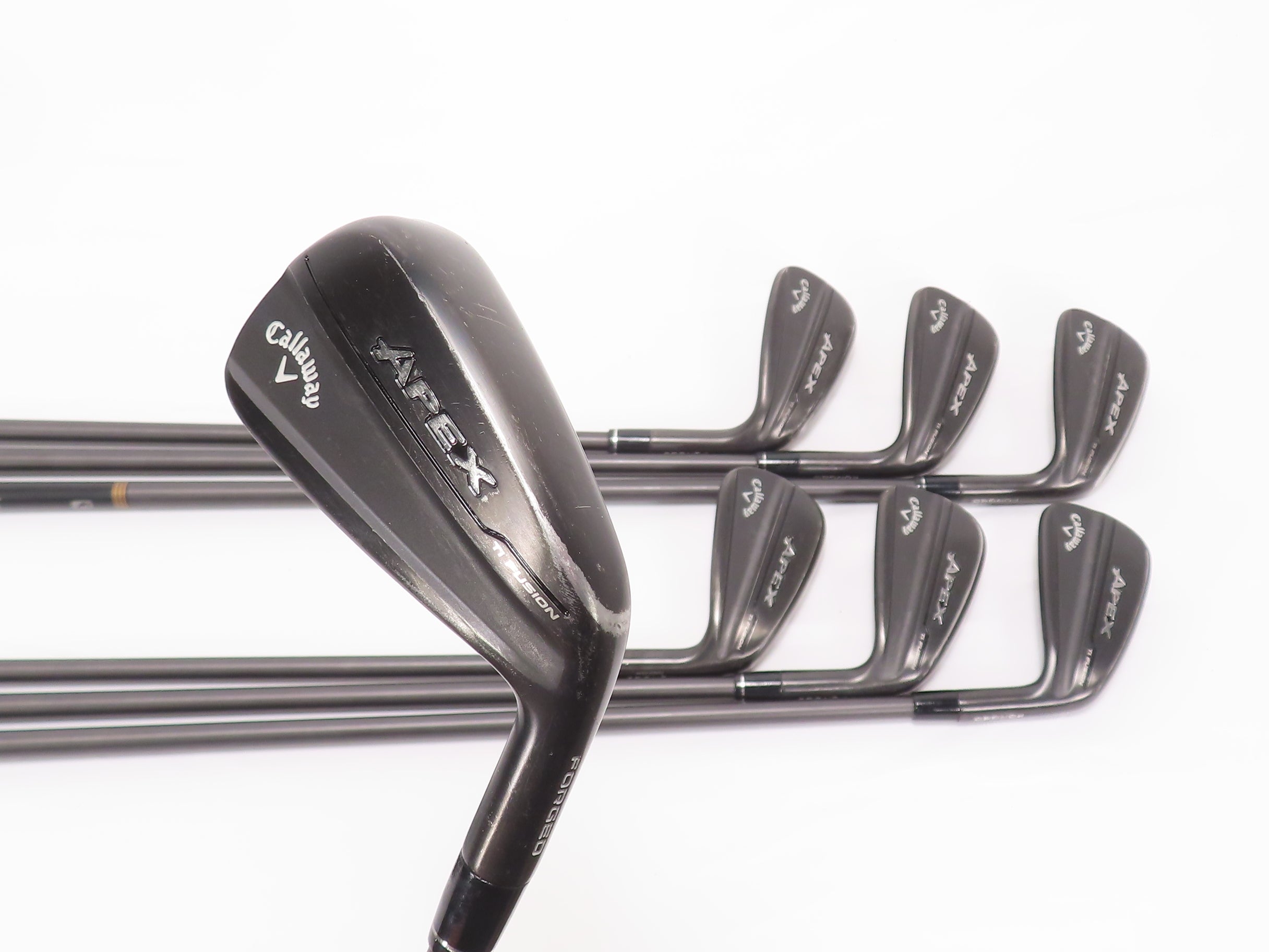 Nice Callaway APEX TI FUSION 5-PW,AW IRON SET Steelfiber 95 Regular Flex 463961