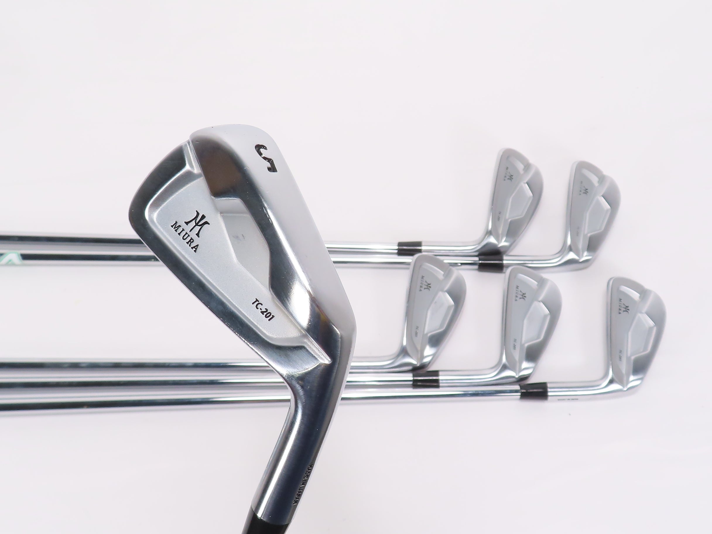 Nice MIURA TC-201 5-PW IRON SET - Accra i-Series 115 Stiff Flex Steel 464268