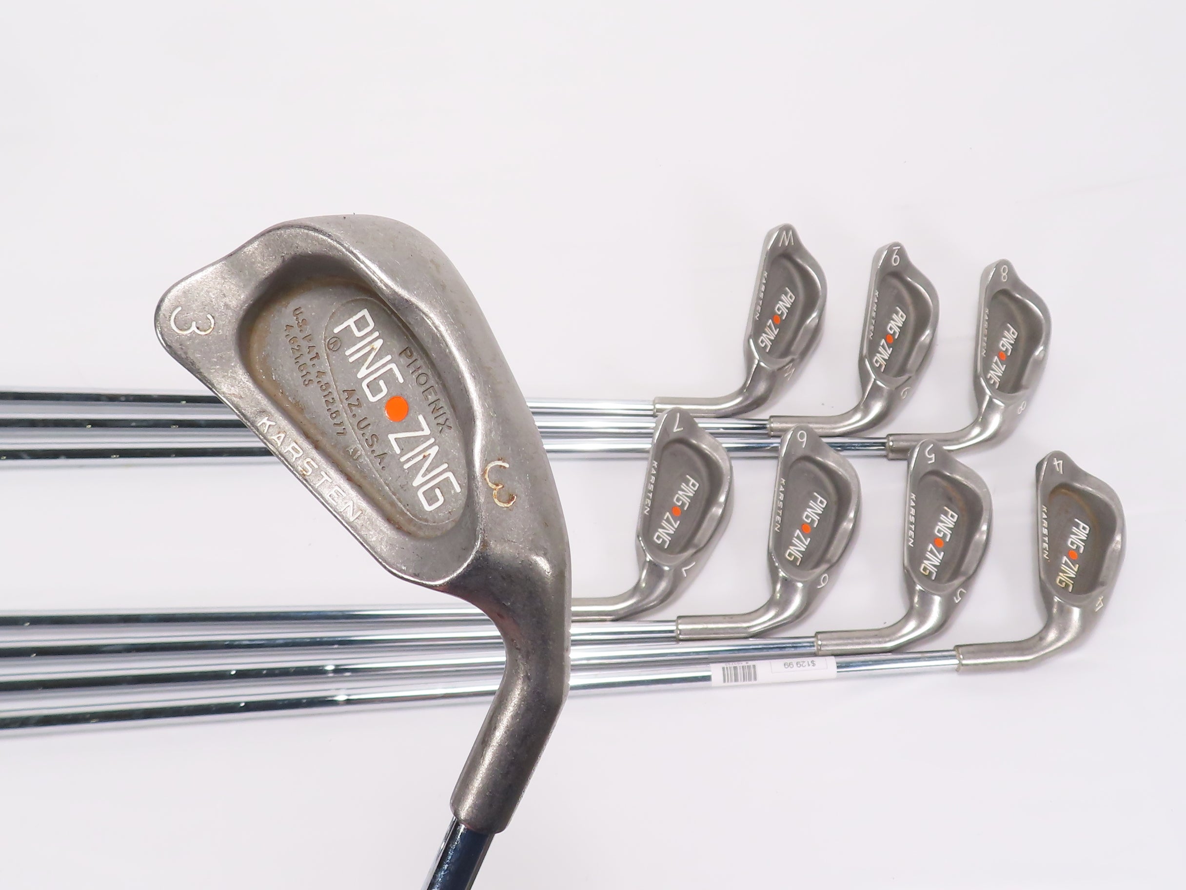 Ping ZING 3-PW IRON SET Orange Dot - Ping JZ Stiff Flex Steel 463732