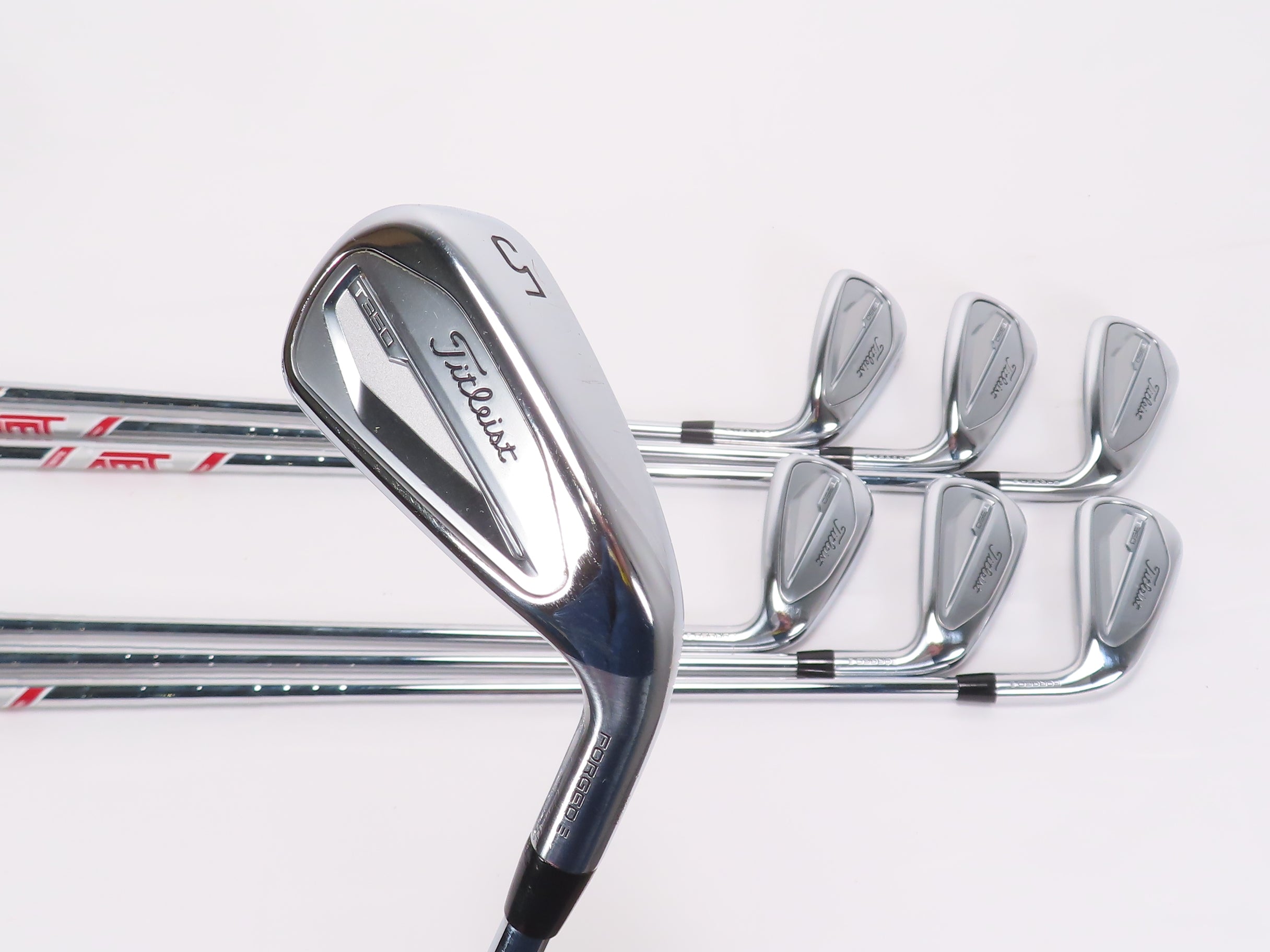 Nice Titleist '23 T350 5-PW,GW IRON SET - AMT Red R300 Regular Flex Steel 464027
