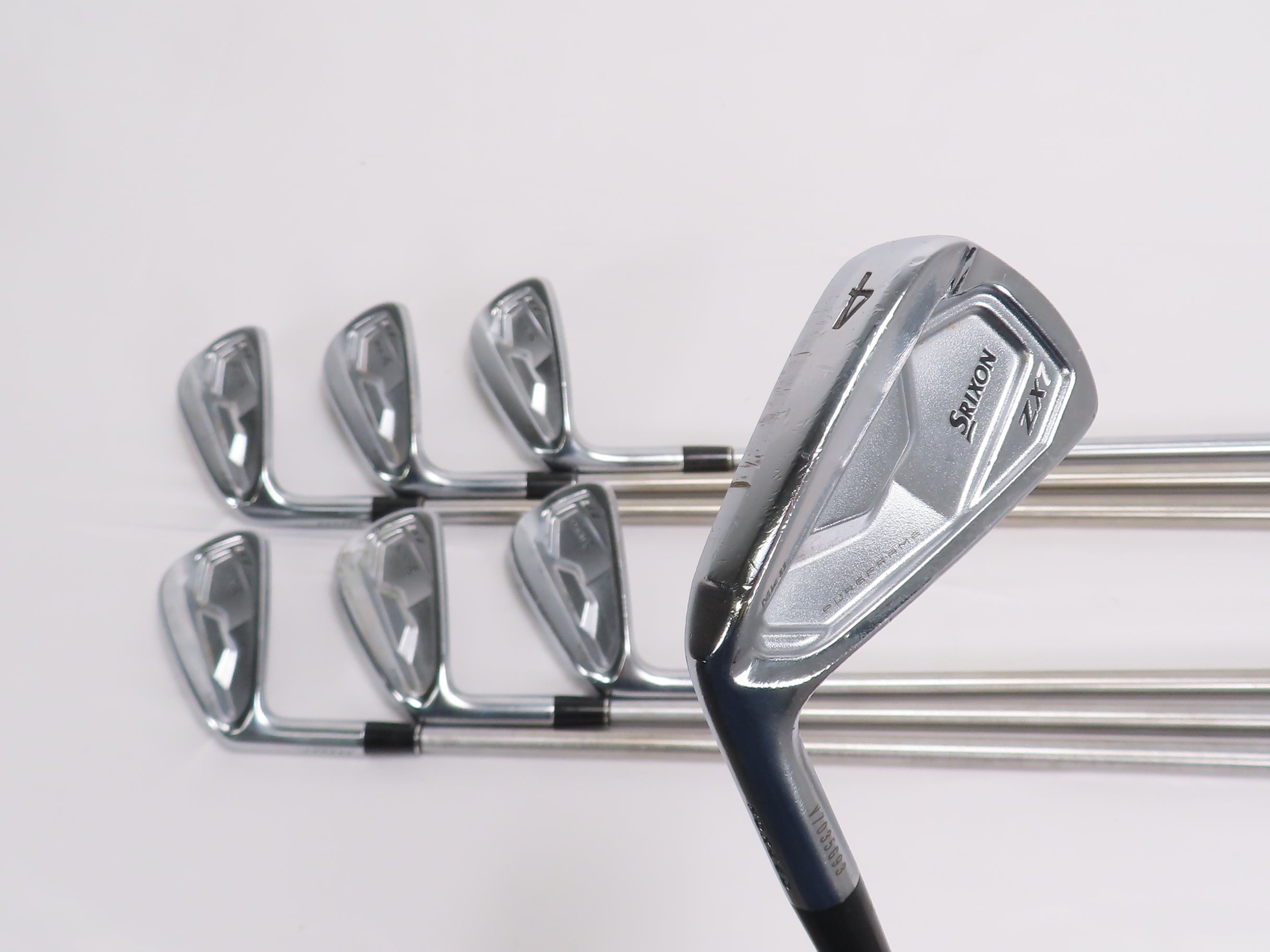 Left Handed Srixon ZX7 MKII 4-PW IRON SET - KBS CTaper 130 X-Flex Steel 459883