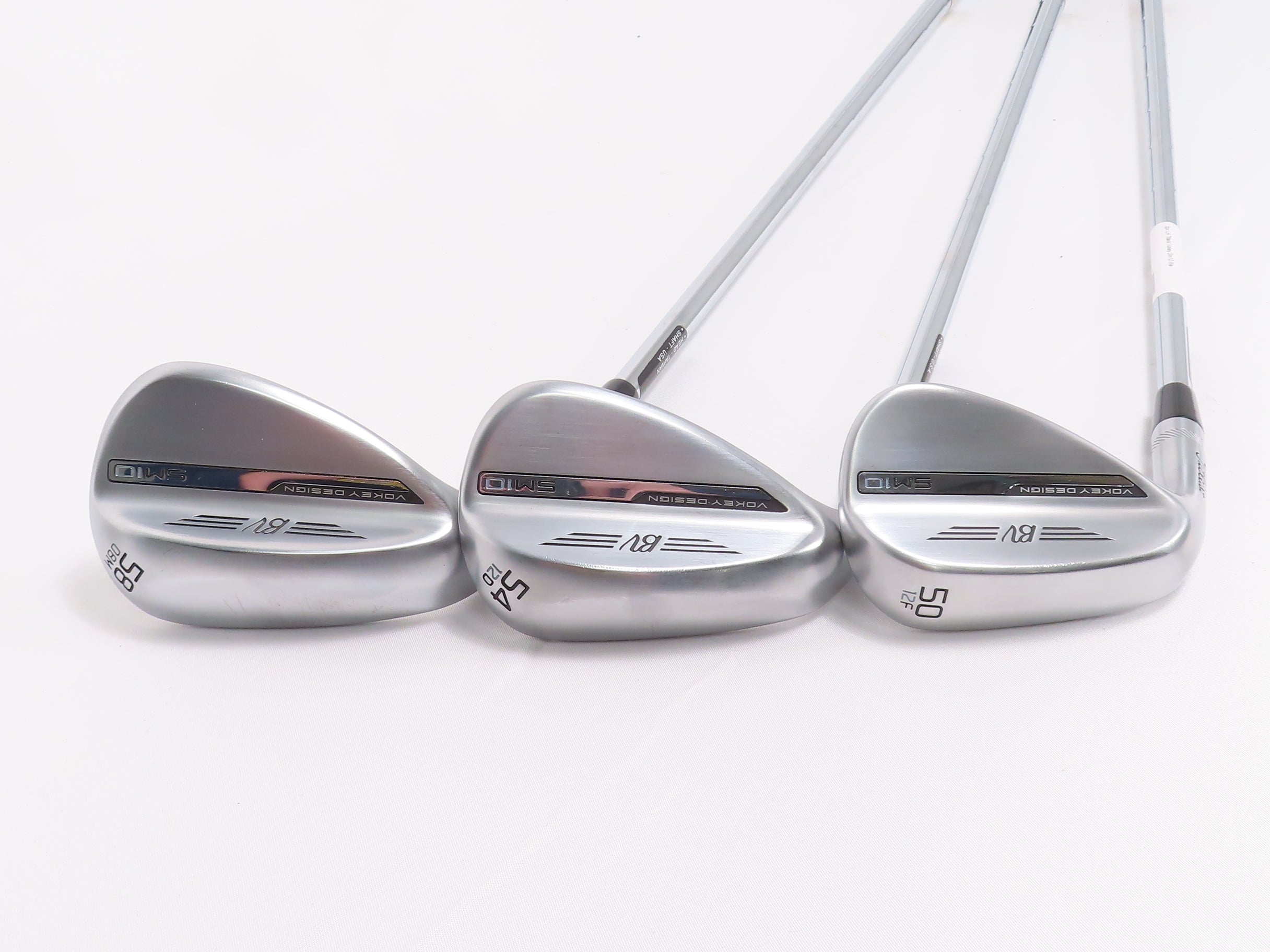 Nice Left Handed Titleist Vokey SM10 50*,54*,58* WEDGE SET - Stiff Flex 464193