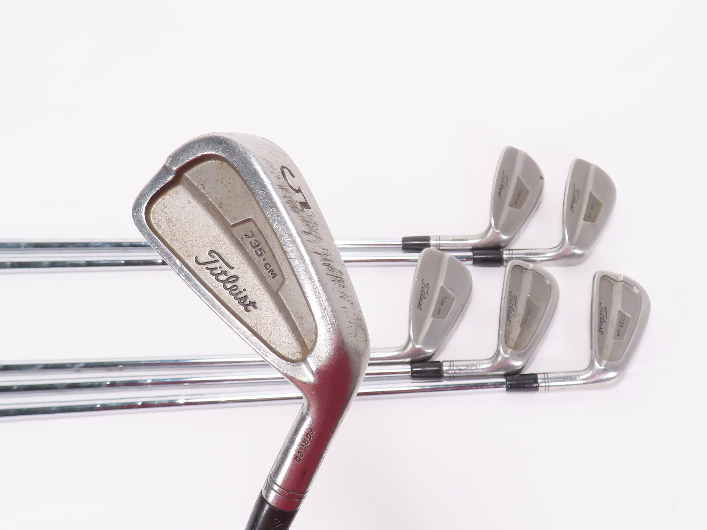 Titleist 735.CM 5-PW IRON SET - NS Pro 970 Stiff Flex Steel +1/2" 458115
