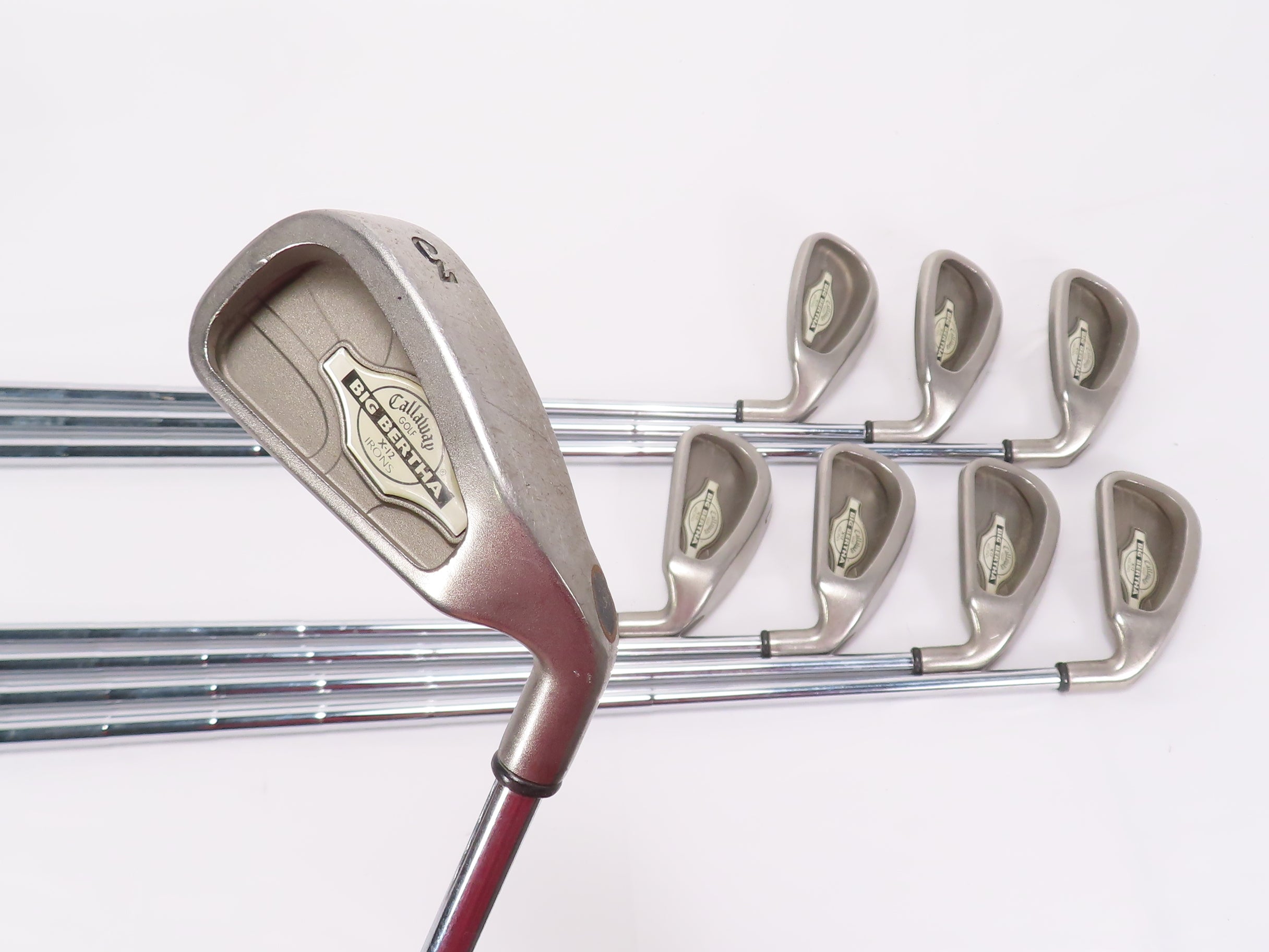 Callaway Big Bertha X-12 3-PW IRON SET - DG S300 Stiff Flex Steel 450119