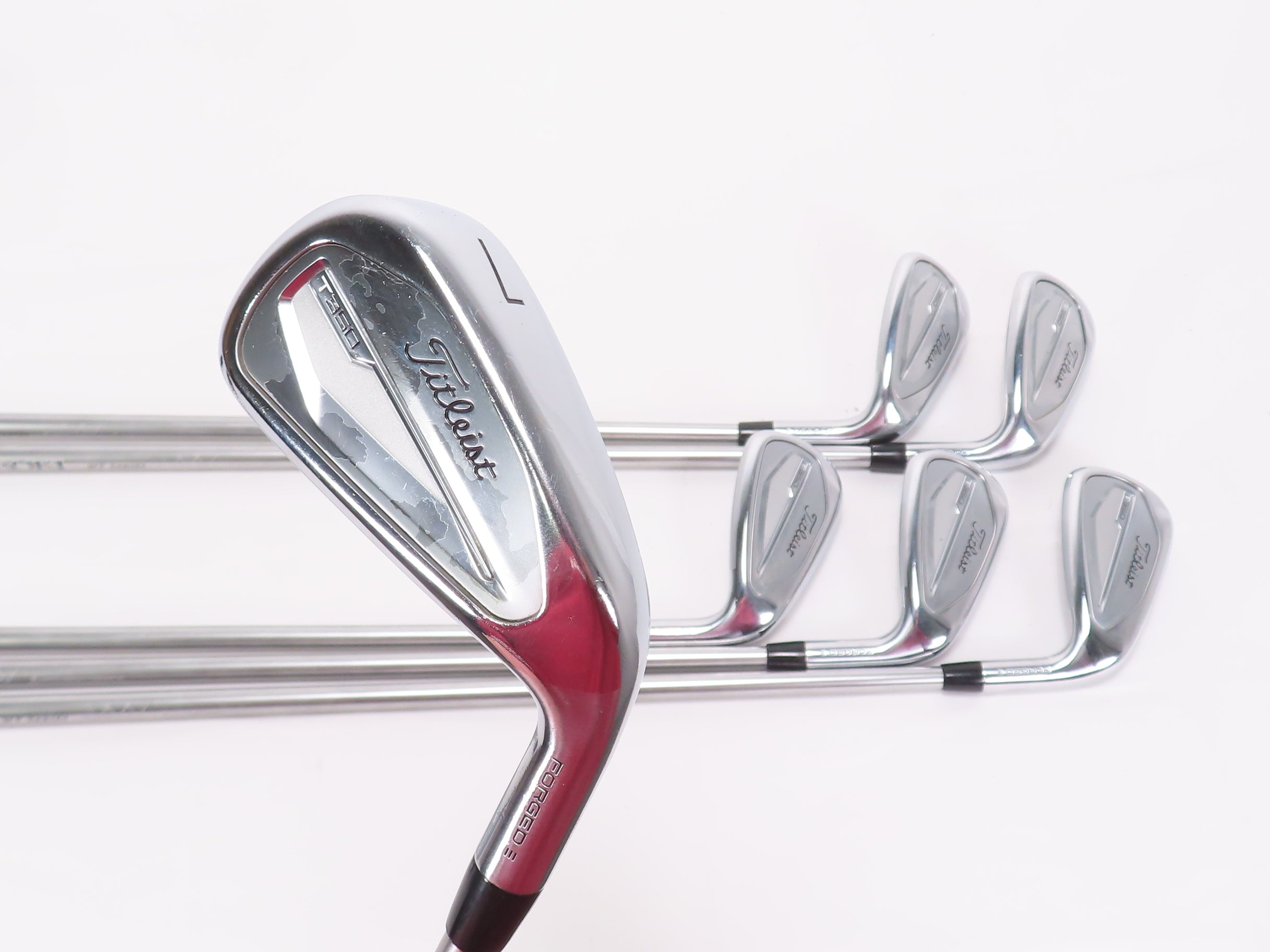 Nice Titleist '23 T350 7-PW,48*,53* IRON SET Fubuki Senior Flex Graphite 464417