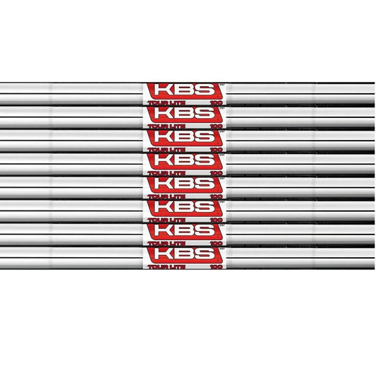 7pc NEW KBS TOUR LITE 100G STIFF FLEX STEEL IRON SHAFTS 4-PW .355 TIP #368097