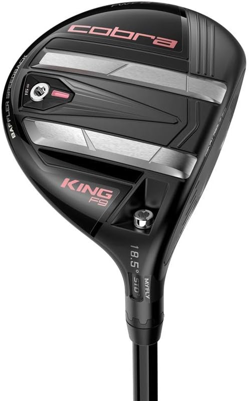 New Ladies Cobra King F9 25.5 Degree 7-9 Fairway Wood Black/Pink W/Headcover