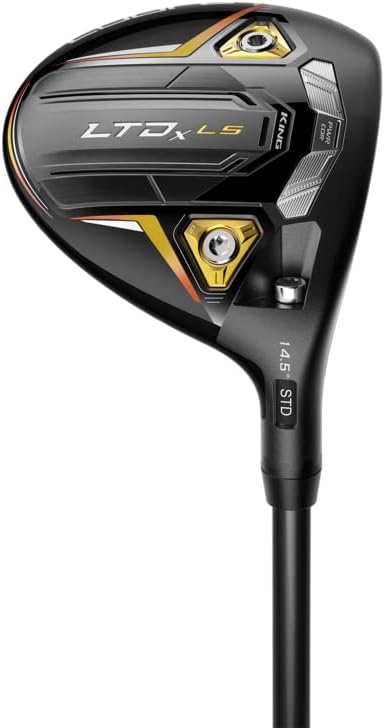 New Cobra LTDx LS Black-Gold 14.5 Degree 3 Fairway Wood Tensei Stiff W/Headcover