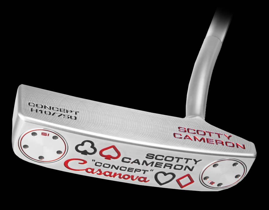 SCOTTY CAMERON '2010 HOLIDAY H10 CASANOVA CONCEPT PUTTER -NEW IN BAG- 448510
